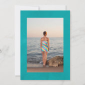 Tropische orchideeën Geometrische viering van het  Kaart (Achterkant)