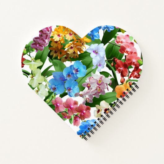 Tropische orchideeën notitieboek (Achterkant)