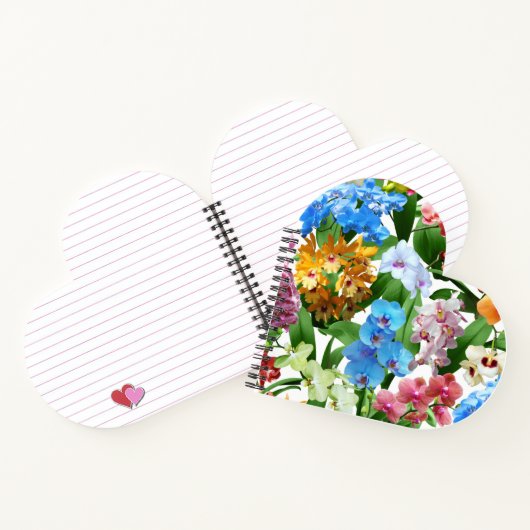 Tropische orchideeën notitieboek (Binnen)