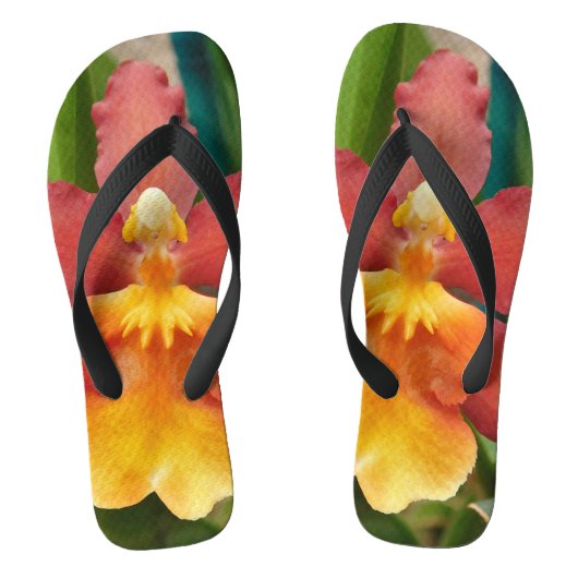 Tropische orchideeën teenslippers (Voetbed)