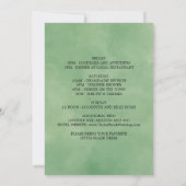 Tropische Palm Bachelorette Weekend Uitnodiging (Achterkant)