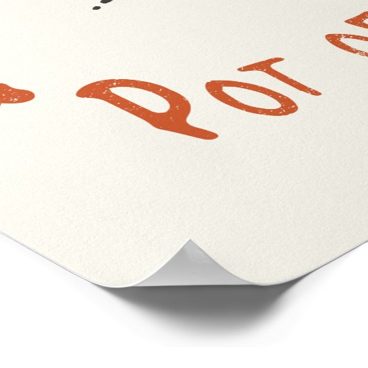 Tropische Palm Beach Vibes Zomer Zon Retro Poster (Hoek)