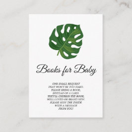 Tropische Palm Boeken voor Baby Kaart