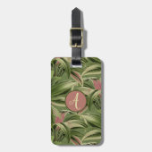  tropische palm Botanische Waterverf Groen Bagagelabel (Voorkant verticaal)