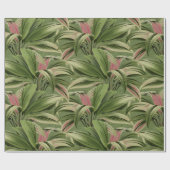  tropische palm Botanische Waterverf Groen Cadeaupapier (Vlak)