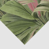  tropische palm Botanische Waterverf Groen Tissuepapier (Detail)