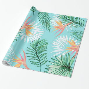 Tropische palm cadeaupapier