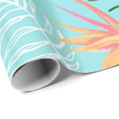 Tropische palm cadeaupapier (Rol Hoek)