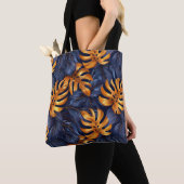 Tropische palm Canvas tas (Dichtbij)