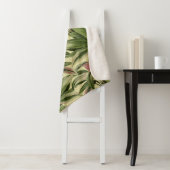 Tropische palm crème sherpa deken (In situ)