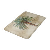 Tropische Palm Date Tree Elegant Badmat (Gekanteld)