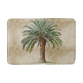 Tropische Palm Date Tree Elegant Badmat (Voorkant)