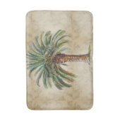 Tropische Palm Date Tree Elegant Badmat (Voorkant Verticaal)