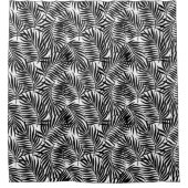 Tropische Palm Douche Gordijn (Voorkant)