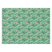 Tropische palm en monstera-bladeren & exotische bl tafelkleed (Voorkant (Horizontaal))