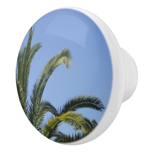 Tropische palm keramische knop (Rechts)