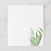 Tropische Palm Leaf Place Kaarten Plaatskaartje (Buitenkant ongevouwen)