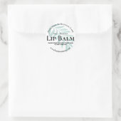 Tropische Palm Leaf Witte Lip Balm Tube Labels (Tas)