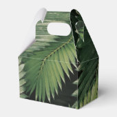 Tropische palm leveert Greenery Wedding Bedankdoosjes (Achterkant)