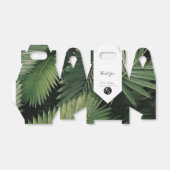 Tropische palm leveert Greenery Wedding Bedankdoosjes (Uitgevouwen)