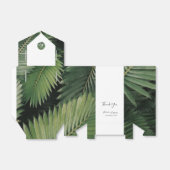 Tropische palm leveert Greenery Wedding Bedankdoosjes (Uitgevouwen)