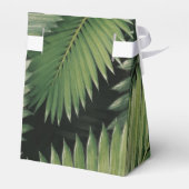 Tropische palm leveert Greenery Wedding Bedankdoosjes (Achterkant)