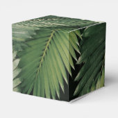 Tropische palm leveert Greenery Wedding Bedankdoosjes (Achterkant)