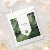 Tropische palm leveert Greenery Wedding Bedankzakje (Geknipt)