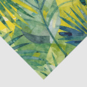Tropische Palm Monstera Jungle Bladeren Tissuepapier (Detail)