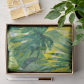 Tropische Palm Monstera Jungle Bladeren Tissuepapier (Geschenk)