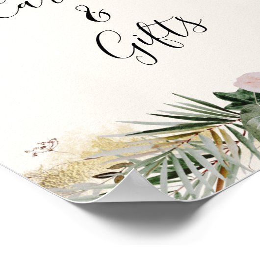 Tropische palm | Monstera-Kaarten en Poster van Gi (Hoek)