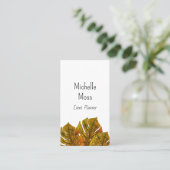 Tropische Palm Monstera laat botanisch groen achte Visitekaartje (Staand voorkant)