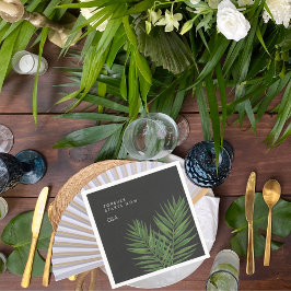 Tropische Palm Nachthemel Moderne Minimalistische Servet