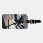 Tropische palm Ocean Aloha Dreaming Bagagelabel (Voorkant horizontaal)