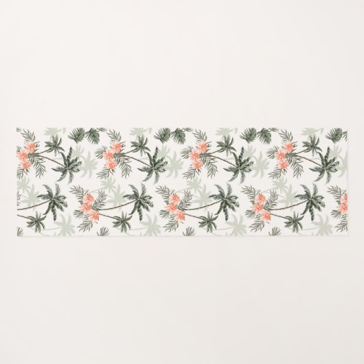 Tropische Palm Print Yoga Mat (Achterkant (horizontaal))