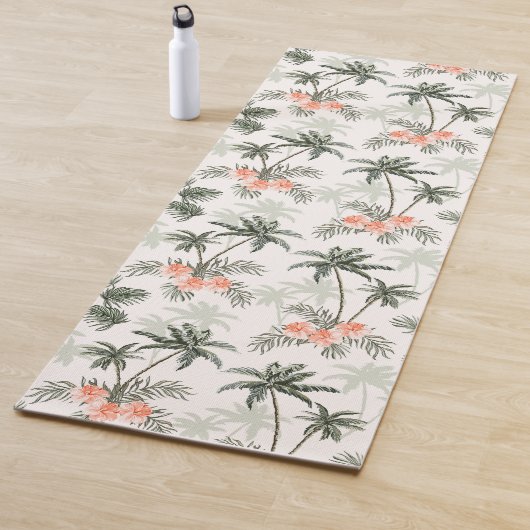 Tropische Palm Print Yoga Mat (In situ)