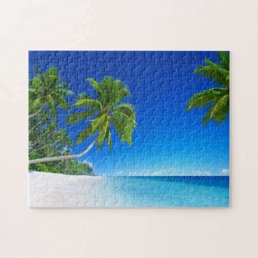 Tropische palm Puzzle Legpuzzel (Horizontaal)