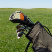 Tropische palm Sunrise Designer Crochet Print Golfheadcover (Insitu)