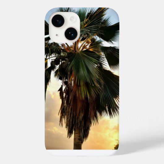 Tropische Palm Sunset – iPhone/iPad Case (Achterkant)