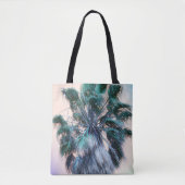 Tropische Palm Tree Art vakantie Canvas tas (Voorkant)
