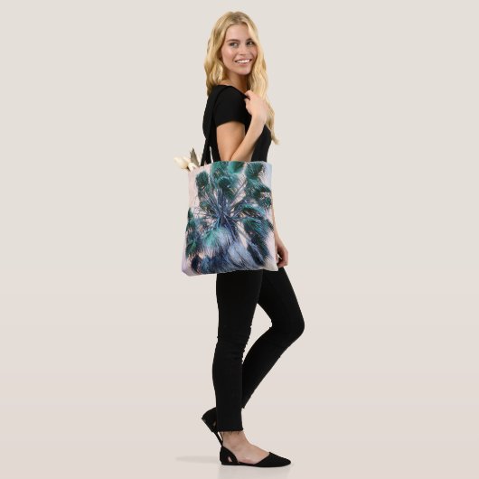 Tropische Palm Tree Art vakantie Canvas tas (Op model)
