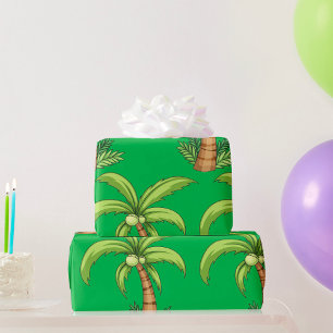 Tropische Palm Tree Beach en Island Vibes Cadeaupapier