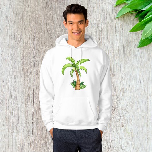 Tropische Palm Tree Beach en Island Vibes Hoodie