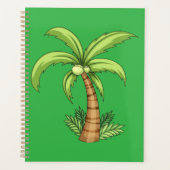 Tropische Palm Tree Beach en Island Vibes Planner (Voorkant)