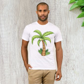 Tropische Palm Tree Beach en Island Vibes T-shirt