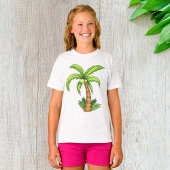Tropische Palm Tree Beach en Island Vibes T-shirt