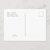 Tropische Palm Tree Beach Sunset Save the Dates Aankondigingskaart (Achterkant)