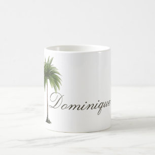 Tropische Palm Tree Chic Persoonlijk Koffiemok