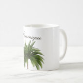 Tropische Palm Tree Chic Persoonlijk Koffiemok (Voorkant rechts)