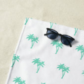 Tropische Palm Tree Custom Beach Handdoek (In situ)